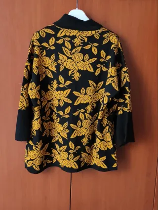 Cardigan 30% lana merinos, XXL