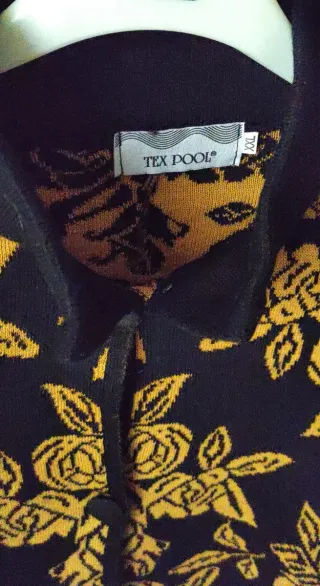 Cardigan 30% lana merinos, XXL