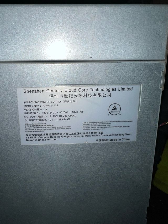 Fuente Alimentación Antminer S19