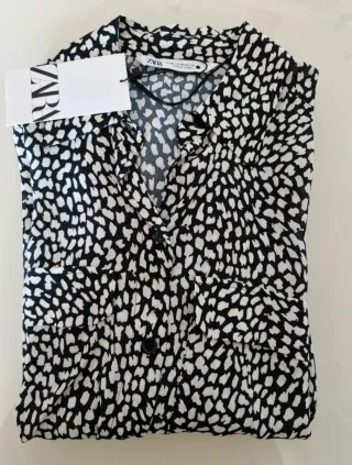 Blusa Zara Viscosa Nuova con cartellino Taglia M