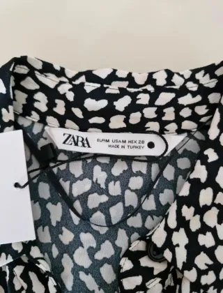 Blusa Zara Viscosa Nuova con cartellino Taglia M