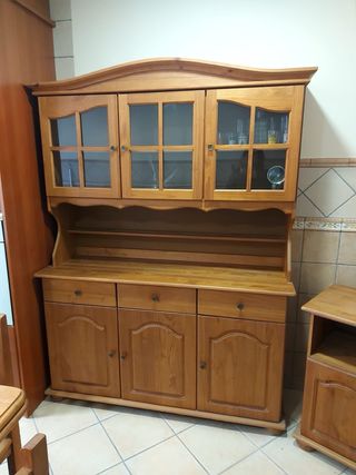 Conjunto comedor madera