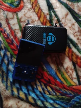 Consola Retro Portátil Azul