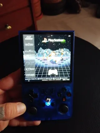 Consola Retro Portátil Azul