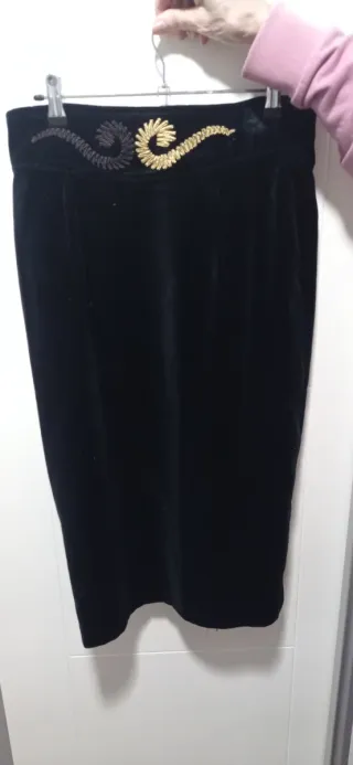 Traje negro ALEXIS talla 10