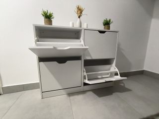 Zapatero blanco 8 compartimentos nuevo