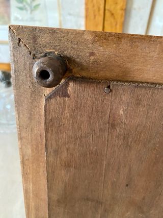 Salvamanteles antiguo cerámica esmaltada