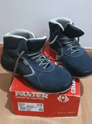 Botas de seguridad Marca Panter S1P Talla 45