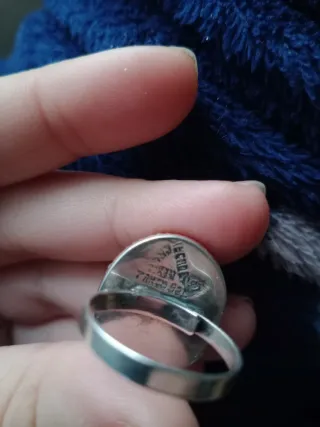 Anillo Relicario plata de ley amatista