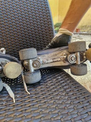 Pattini vintage da collezione usati