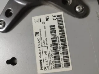 Televisor Philips Negro y Plateado