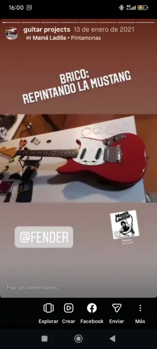 Squier Mustang vintage modified by Fender