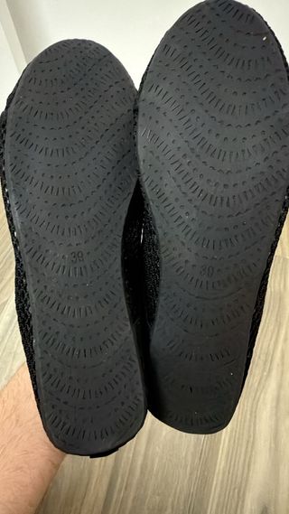 Zapatillas cangrejeras negras T39