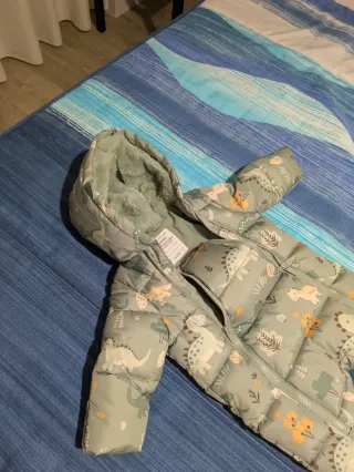 2 Monos de  invierno bebé 0-6 meses.