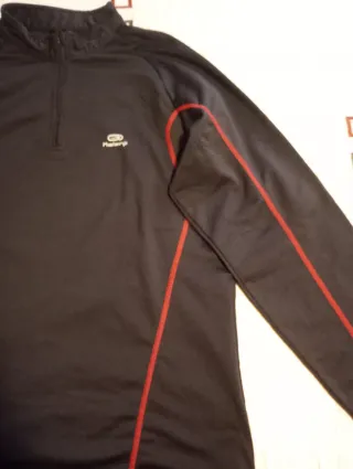 Sudadera térmica entrenamiento Kalenji negra