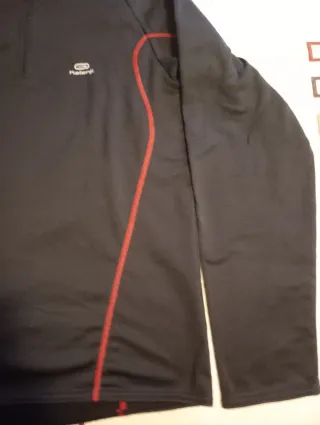 Sudadera térmica entrenamiento Kalenji negra