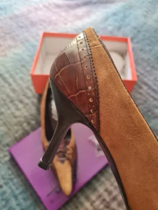 Zapatos de tacón GODY beige/marrón