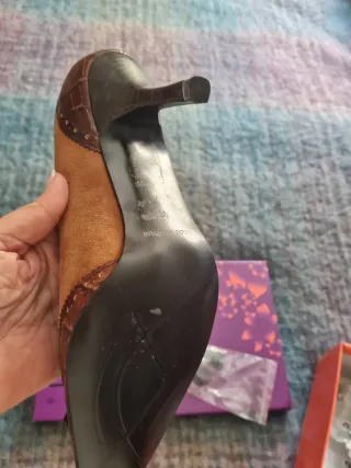 Zapatos de tacón GODY beige/marrón