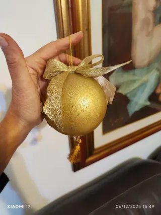 Palline Natalizie Oro e Multicolore