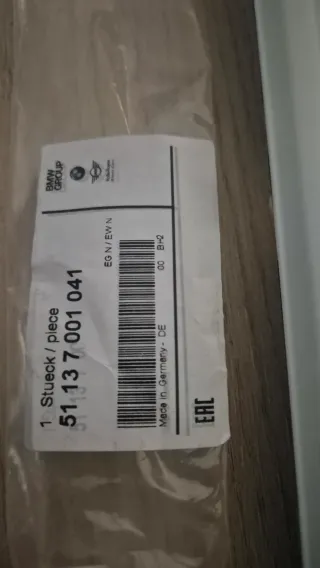 Moldura aleta izquierda BMW E46 Coupé Cabrio