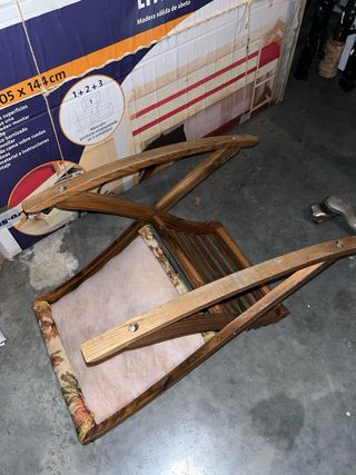 Reposapiés Madera Estilo Retro