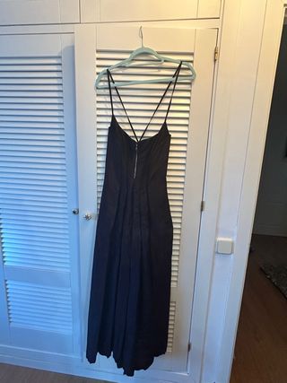 Vestido largo negro elegante