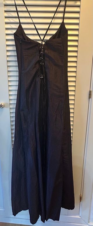 Vestido largo negro elegante