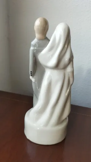 Figura Novios Vintage Cerámica