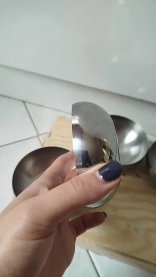 Set 4 Ciotole Acciaio