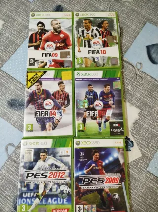 Xbox 360 Giochi FIFA e PES - 6 + 2 Omaggio