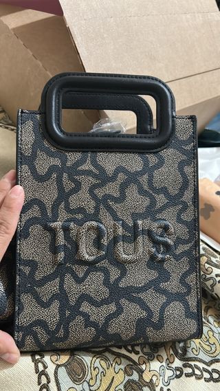 Bolso Tous Kaos Monogram Marrón y Negro