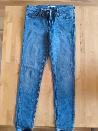 Pantalones Levis Mujer Talla 27 Lavado Medio