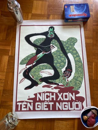 Cartel Guerra Vietnam Nixon