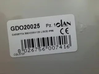 Cassetta elettrica IP56