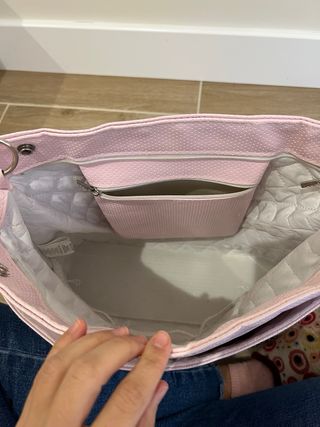 Bolso Uzturre para carrito bebé rosa