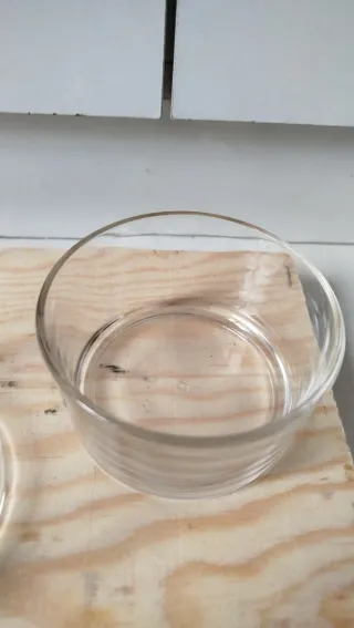 Set 2 Ciotole Vetro Trasparenti