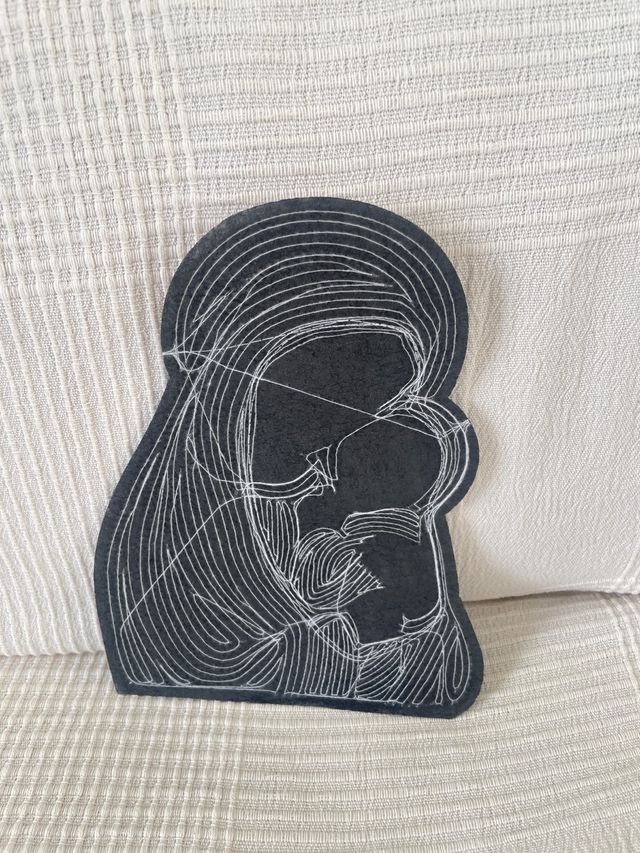 Parche Virgen María y Niño Jesús