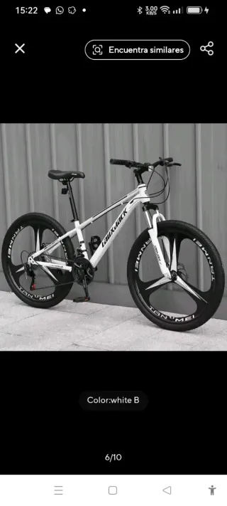 Bicicleta de Montaña Blanca LAUKICK