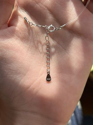 Pulsera “invisible”de plata y moissanita 3Ct