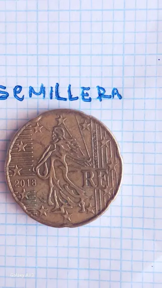 Lote de monedas de Euro (20, 10 y 50 céntimos)