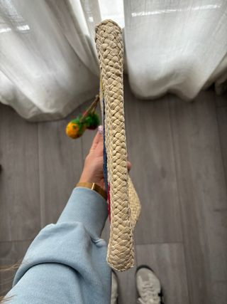 Bolso/cartera de mano mimbre