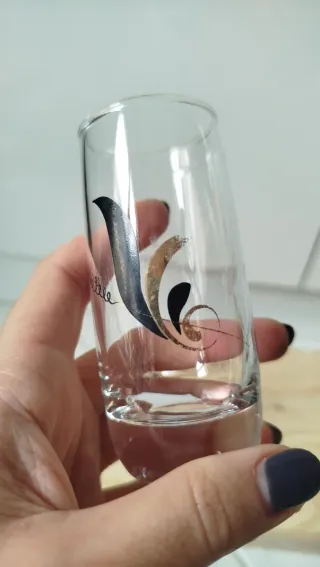 Bicchierini da liquore decorati (2 pezzi)