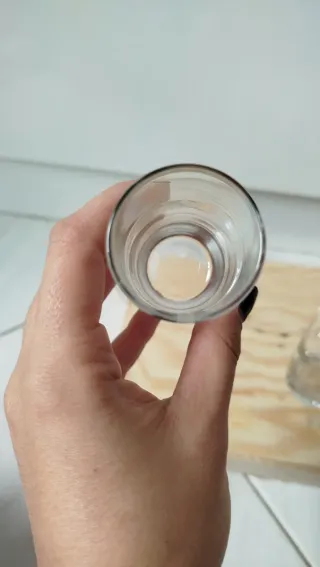 Bicchierini da liquore decorati (2 pezzi)