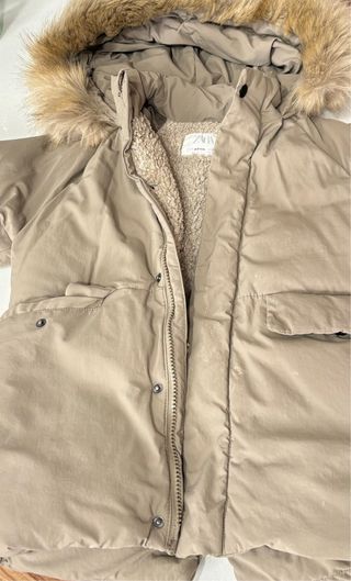 Chaqueta Zara niño 4-5 años beige