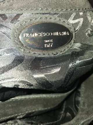 Bolso Negro Charol Francesco Biasia