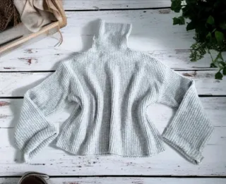 Jersey Oversize Gris Claro