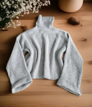 Jersey Oversize Gris Claro