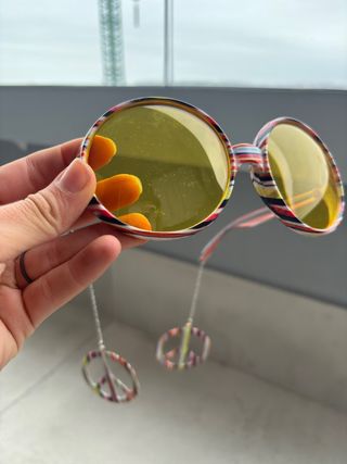 Gafas Hippie Multicolor con Colgantes