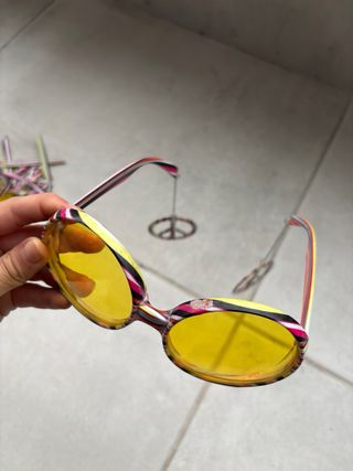 Gafas Hippie Multicolor con Colgantes