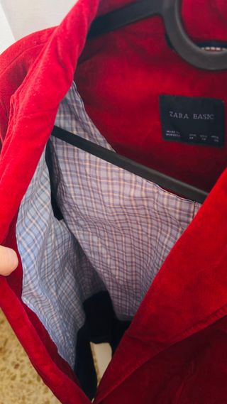 Blazer rojo Zara